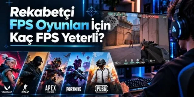 Rekabetçi FPS Oyunları İçin Kaç FPS Yeterli?